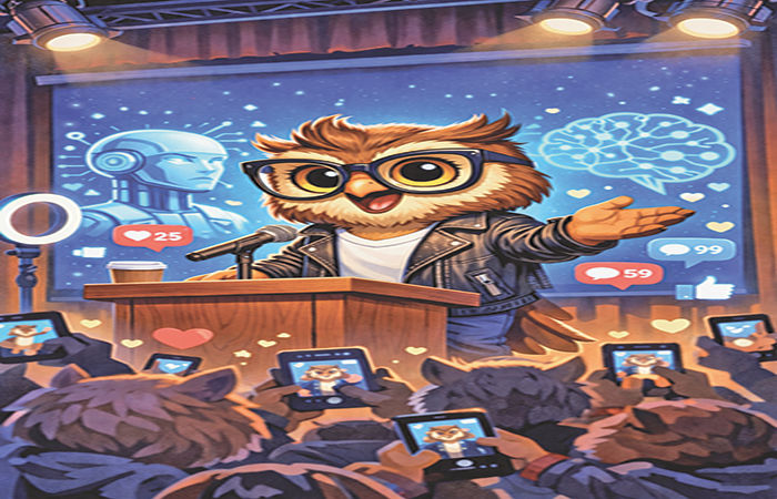 સોશિયલ મિડીયા ઈન્ફ્લુએન્સર ઉલ્લુ ઉકળાટિયાની મોટિવેશનલ સ્પીચ 1 - image