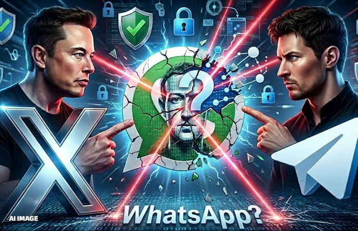 વોટ્સએપ સુરક્ષિત નથી? ટેલિગ્રામ CEOના આરોપથી ખળભળાટ, મસ્કે પણ કહ્યું- ભરોસો ન કરાય 1 - image