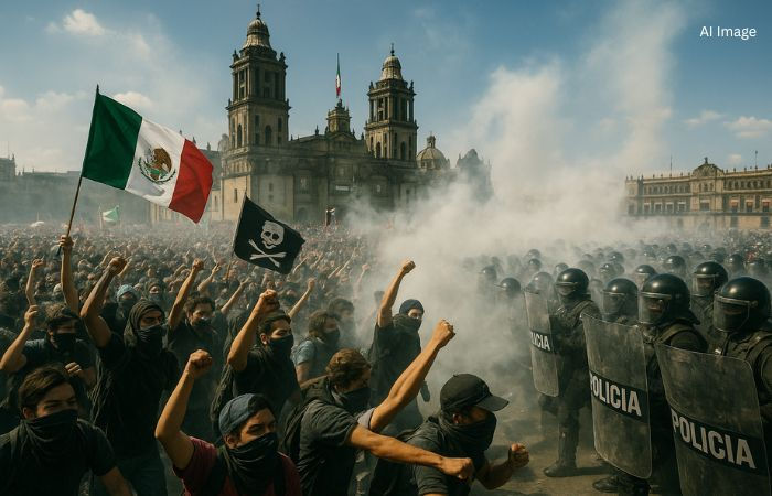 Mexico Gen Z protest