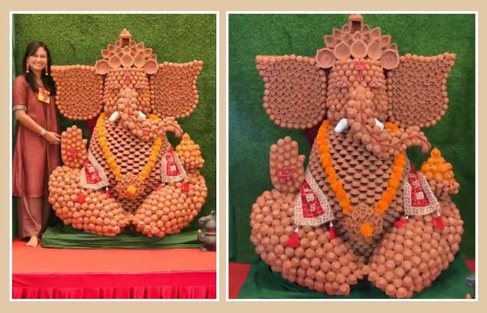 વિડિઓ: 50 કિલો બટાટા ‘અન્નાદાટા ગણેશ’, વિસર્જન પછી, ગરીબને પ્રસાદ તરીકે આપવામાં આવશે. ગણેશ ચતુર્થી 2025 અદિતિ મિત્તલે 50 કિલોગ્રામ બટાટામાંથી ગણેશ મૂર્તિ બનાવી