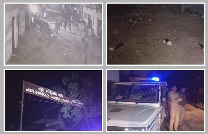 અમદાવાદના ફતેવાડીમાં બે જૂથ વચ્ચે અથડામણ, મોડી રાતે પથ્થરમારો, પોલીસમાં દોડધામ 1 - image