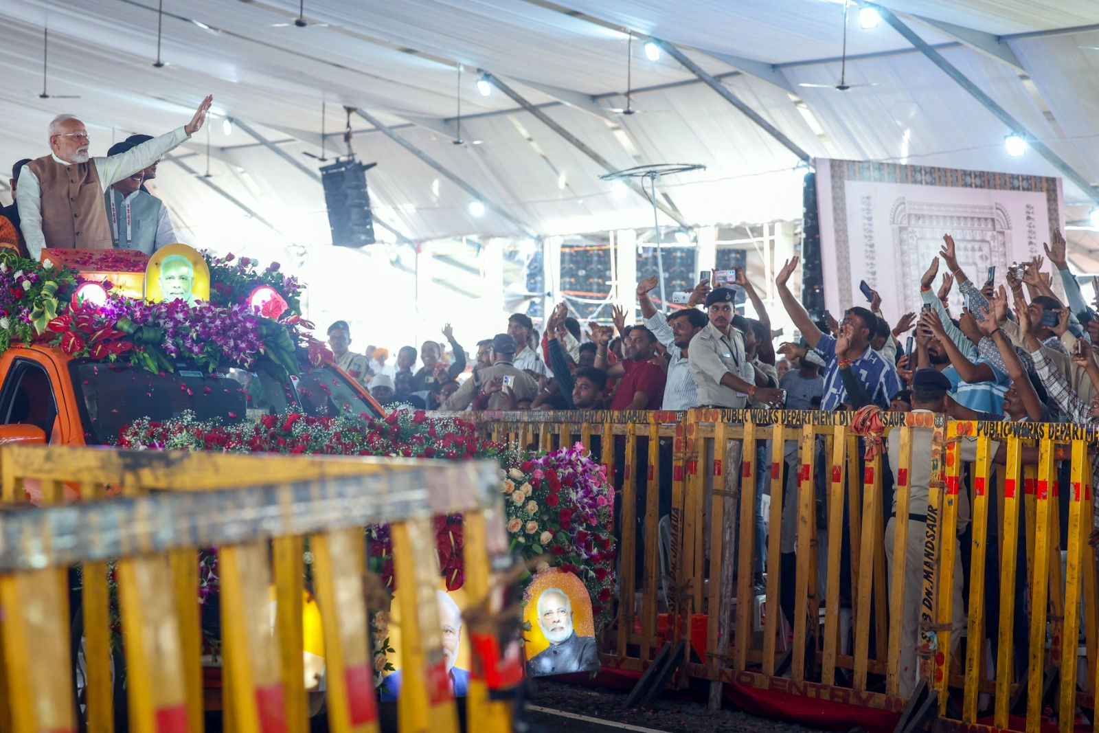 PM Modi on his second visit to Gujarat in 25 days, to review development projects in Lothal Bhavnagar