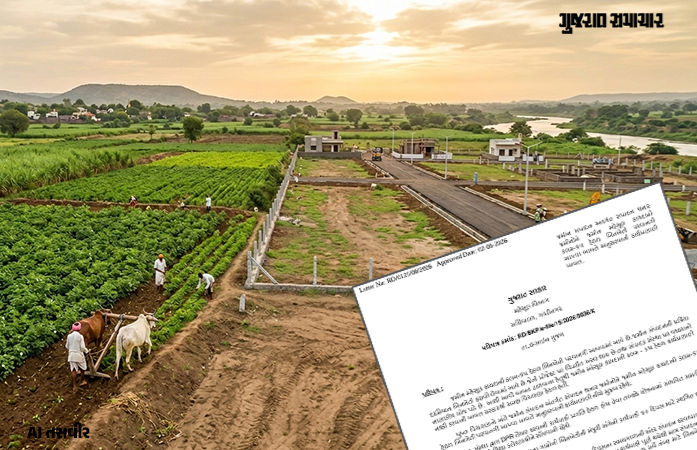 ગુજરાત સરકારે જમીન સંપાદનમાં નડતો કાંટો કાઢ્યો, બિનખેતી (NA) કરવા માટે નવી કાર્યપ્રણાલી કરી જાહેર 1 - image
