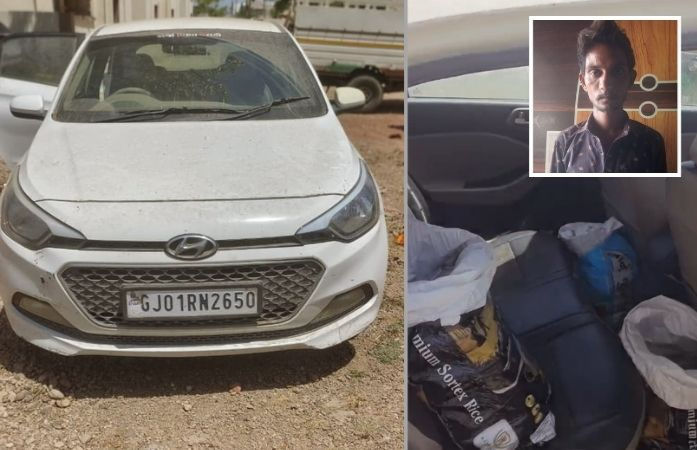 અમદાવાદ: કાસિન્દ્રામાં કારની સીટ પાછળ છુપાવેલો દારૂનો જથ્થો ઝડપાયો, લાખોના મુદ્દામાલ સાથે એકની ધરપકડ 1 - image