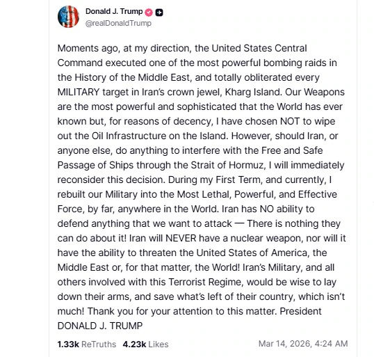 ટ્રમ્પની અત્યાર સુધીની સૌથી મોટી કાર્યવાહી, ઈરાનના 'આર્થિક કરોડરજ્જુ' પર ભીષણ હુમલો 2 - image