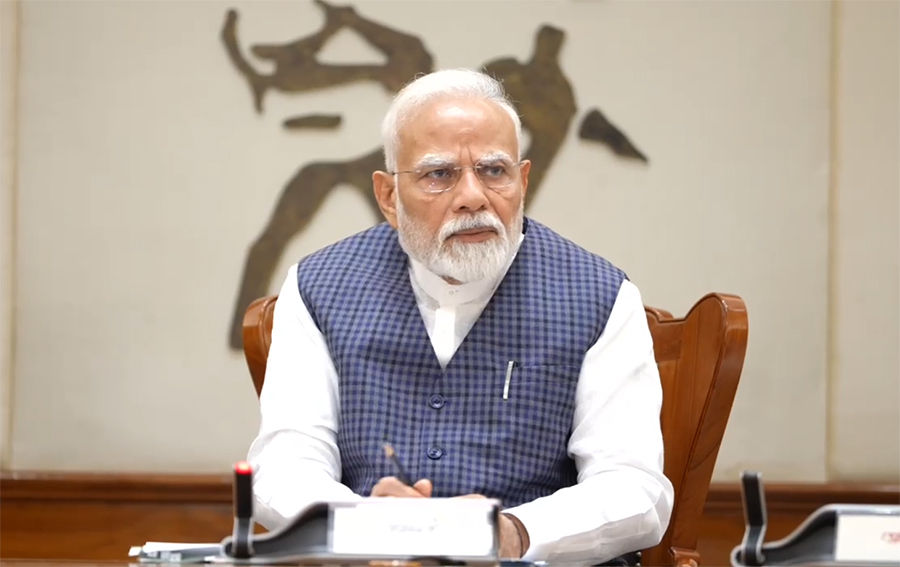 PM Modi chairs high level meet with top govt officials reviews preparedness 