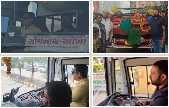 ટ્રાફિક નિયમોના ધજાગરા! જેતપુર અને સોમનાથમાં ભાજપ-કોંગ્રેસના ધારાસભ્યોએ સીટ બેલ્ટ વગર દોડાવી ST બસ 1 - image