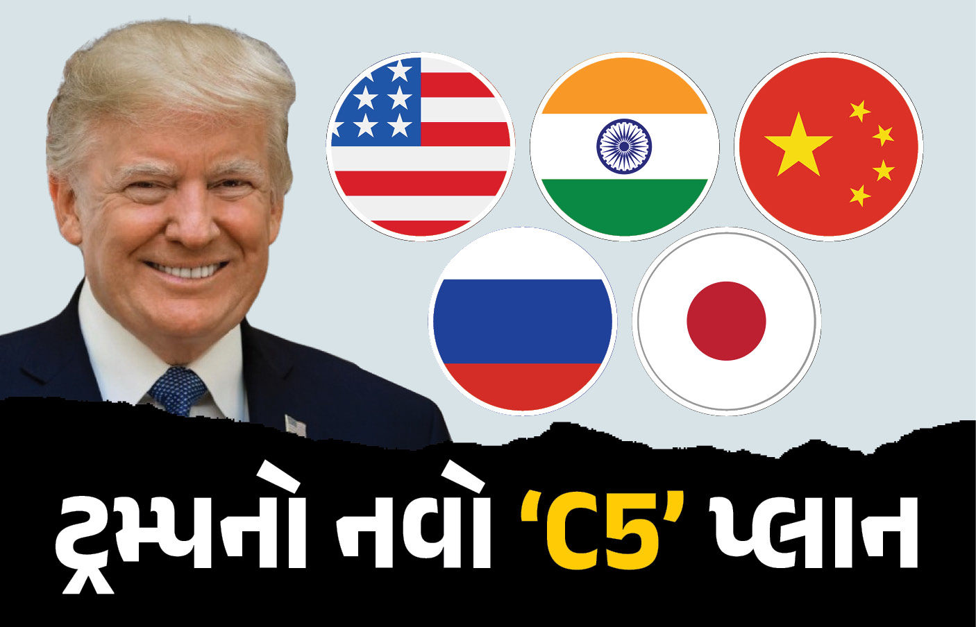 સુપરપાવર દેશોનું અલગ ગ્રૂપ! ભારત અને ચીન સહિત આ 5 પાર્ટનર, જાણો ટ્રમ્પનો નવો 'C5' પ્લાન 1 - image