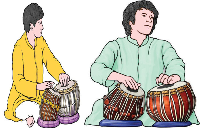 વાજિંત્રોમાં જેનું સૌથી વધુ વજન પડે એવા તબલાં 1 - image