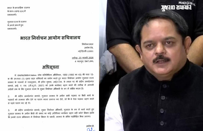 સ્થાનિક સ્વરાજ્યની ચૂંટણી પહેલા રાજ્યના મુખ્ય ચૂંટણી અધિકારી બદલાયા, સંદીપ સાગલેની નિમણૂક 1 - image