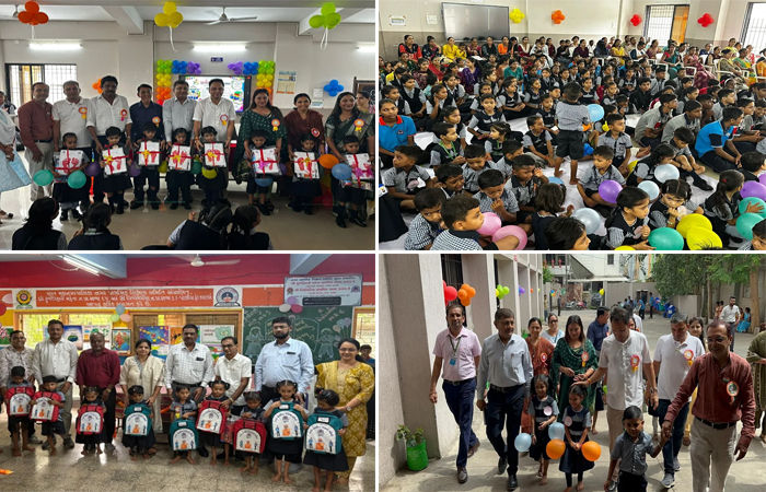સુરતમાં શિક્ષણનો ઉત્સવ : નાના ભૂલકાઓને આંગળી પકડી શાળામાં પ્રવેશ અપાયો 1 - image