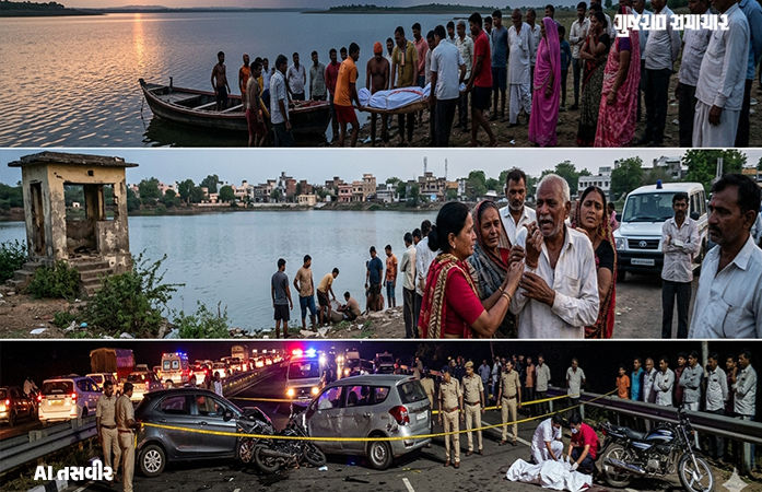 અમરેલી જિલ્લા માટે કાળમુખો ગુરુવાર! અલગ-અલગ 3 ઘટનામાં 3 લોકોએ ગુમાવ્યો જીવ! 1 - image