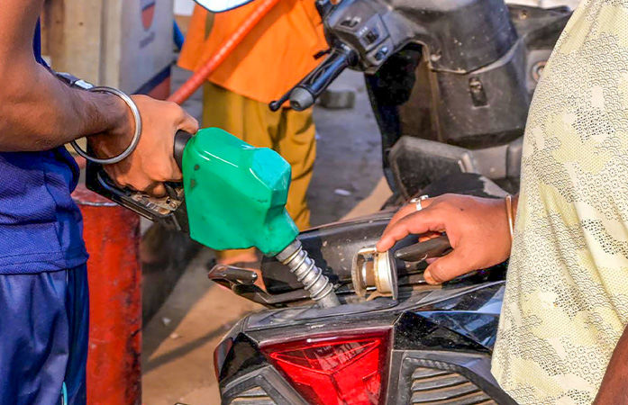 Income spent on petrol