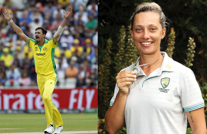 Mitchell Starc and his Wife Alyssa Healy