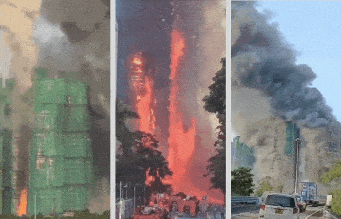 VIDEO : હોંગકોંગમાં ભીષણ આગ, અનેક બિલ્ડિંગ્સ સળગી ઉઠી, અત્યાર સુધીમાં 44ના મોત, 300 ગુમ 1 - image