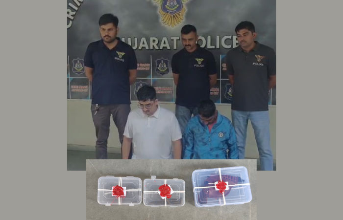Ahmedabad Crime Branch arrests two men from Ujjain for Bodakdev shooting; gun, cartridges recovered