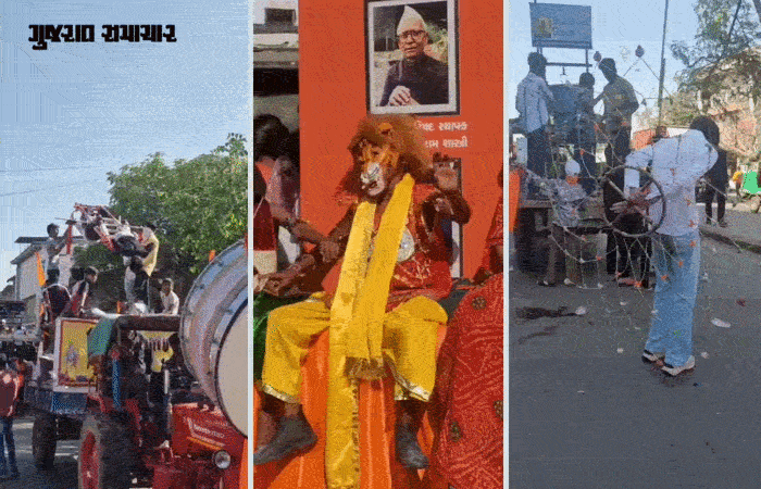 અમદાવાદમાં રંગેચંગે નીકળી રામ નવમીની શોભાયાત્રા, સાંસ્કૃતિક ઝાંખી, કરતબો અને ટેબ્લો આકર્ષણનું કેન્દ્ર 4 - image