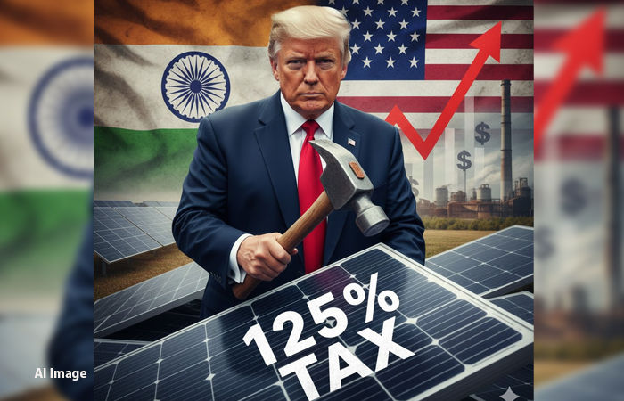 ભારતીય સોલર ઈન્ડસ્ટ્રીને અમેરિકાનો મોટો ફટકો, સોલર પેનલ્સની આયાત પર 125% ડ્યુટી ઝીંકી 1 - image