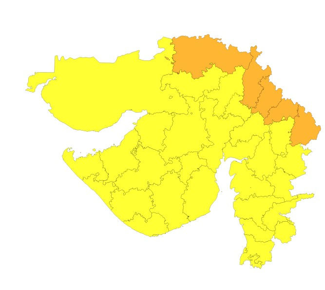 ગુજરાતના 5 જિલ્લામાં ઓરેન્જ એલર્ટઃ જાણો આજે રાજ્યભરમાં કેવું રહેશે વરસાદી વાતાવરણ 2 - image