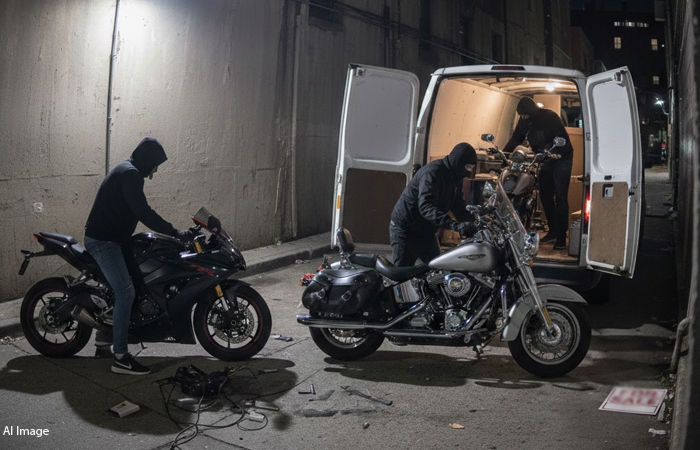 જામનગર શહેર અને કાલાવડ તાલુકાના ટોડા ગામમાંથી વધુ બે મોટરસાયકલ ચોરી થઈ ગયાની પોલીસ ફરિયાદ 1 - image