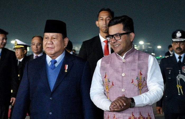 Indonesian President Prabowo Subianto arrives for four-day visit to India ahead of Republic Day celebrations