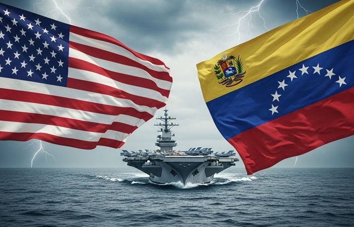 ફ્લાઈટ્સ કેન્સલ, વોરશિપ-ફાઈટર જેટ તહેનાત... અમેરિકા-વેનેઝુએલા વચ્ચે યુદ્ધના ભણકારા! 1 - image