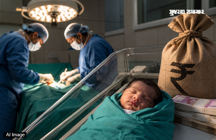 C section delivery rates Gujarat