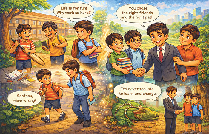 સાચા મિત્રો . સાચા મિત્રો .