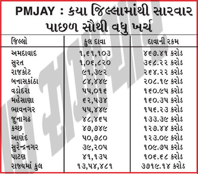 ગુજરાતીઓની સારવાર પાછળ દરરોજ સરેરાશ 10.18 કરોડનો ખર્ચો, આ મામલે અમદાવાદ મોખરે 2 - image