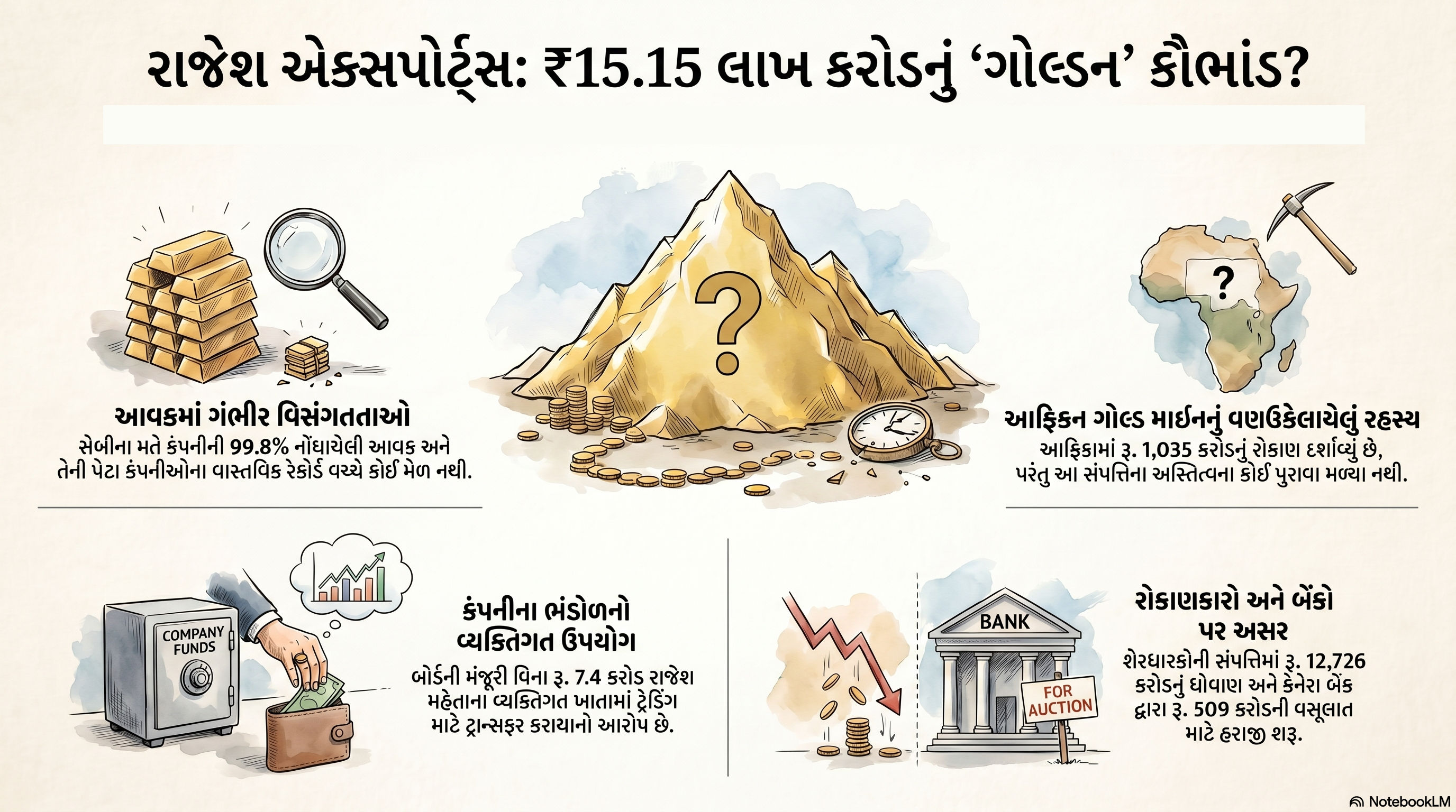 રાજેશ એક્સપોર્ટની રૂ. 15.15 લાખ કરોડની આવકના આંકડા ખોટા? સોનાના સામ્રાજ્ય પાછળ છુપાયેલી માયા જાળ 2 - image