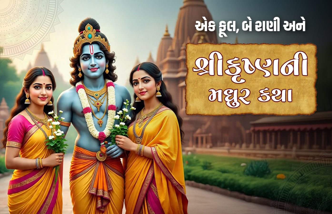 જન્માષ્ટમી 2025: જાણો કૃષ્ણ, રુક્મિણી અને સત્યભામાના પ્રેમ અને અહંકારની અનોખી ગાથા 1 - image