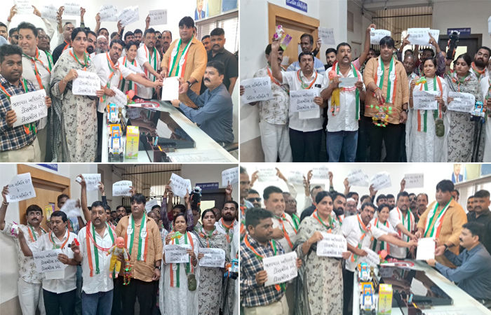 જામનગરના શ્રાવણી મેળાનું કથિત ભ્રષ્ટાચારનું પ્રકરણ ફરી ચગ્યું : કોંગ્રેસ પાર્ટી દ્વારા મેયરને ફરી આવેદન અપાયું 1 - image