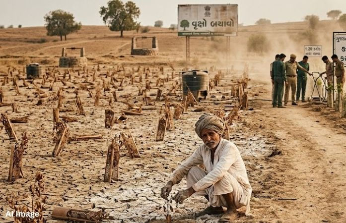 વૃક્ષારોપણ પાછળ કરોડોનો ધુમાડો છતાં 1.20 કરોડ રોપ નાશ પામ્યાં, વન-વિભાગ માવજતમાં નિષ્ફળ 1 - image