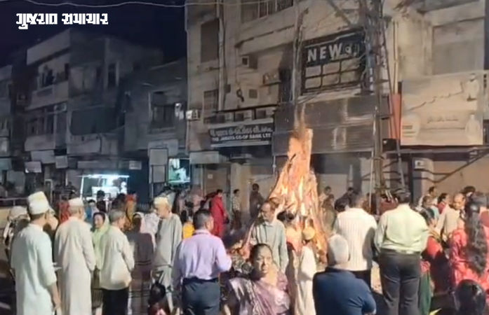 Holika dahan in Godhra