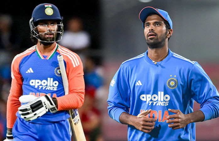 Tilak Varma and Washington Sundar