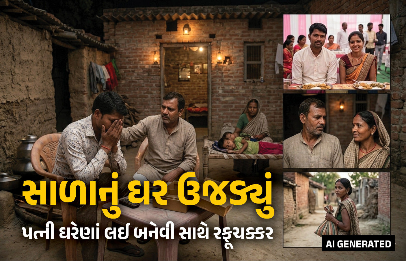 આંધળો પ્રેમ : 26 વર્ષની સાળીને 55 વર્ષના બનેવી સાથે પ્રેમ થયો, ઘરેણાં લઈ રફૂચક્કર 1 - image