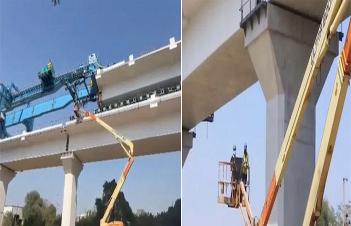 બુલેટ ટ્રેન પ્રોજેક્ટ : પીલરો પર તોતિંગ વજનના ગર્ડરો મૂકવા આધુનિક ટેકનોલોજીનો ઉપયોગ 2 - image