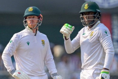 2nd Test: Muthusamy’s 109, Jansen’s 93 take South Africa to 489 against India