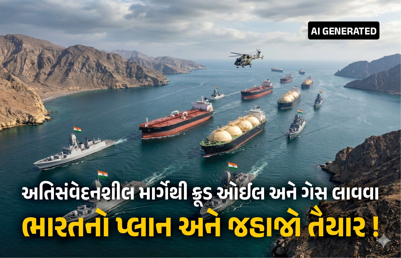 ઓઇલ ગેસની ચિંતા, હોર્મુઝમાં ભારત મોટું પગલું ભરવાની તૈયારીમાં!