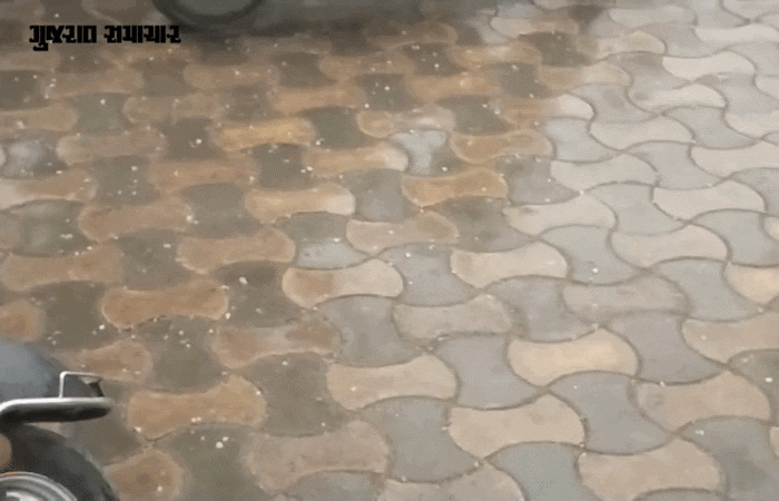 અમદાવાદમાં ભારે પવન અને કરા પડવાની સાથે કમોસમી વરસાદ 3 - image