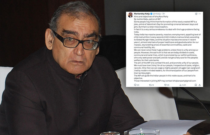 Markandey Katju Ishq Karo Party