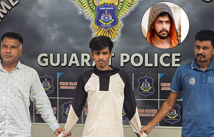 VIDEO: અમદાવાદ ક્રાઈમ બ્રાન્ચે ત્રણ વર્ષથી ફરાર બિશ્નોઈ ગેંગનો સાગરિત ઝડપ્યો, કરણી સેનાના પ્રમુખની હત્યામાં પણ સામેલ હતો 1 - image