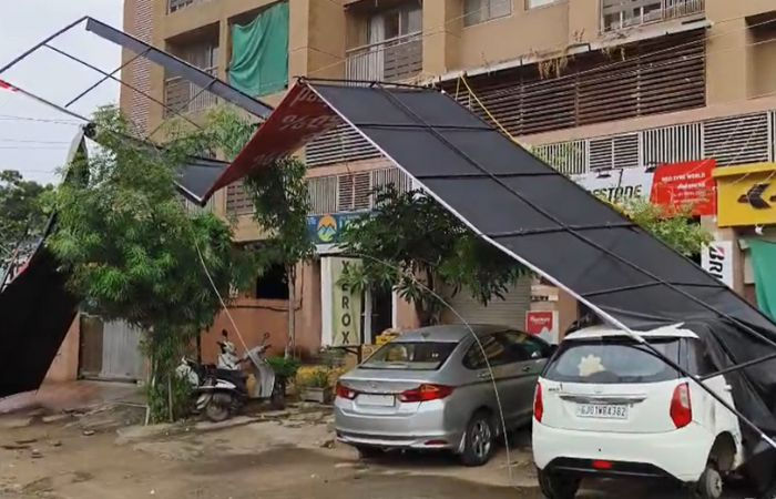 Two workers killed one injured after billboard blast at South Bopal construction site