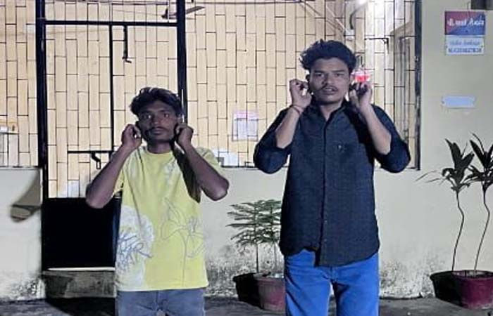 તલવાર અને ખંજર લઈને બે માથાભારે શખ્સો જાહેરમાં હુમલો કરવા દોડ્યા 1 - image