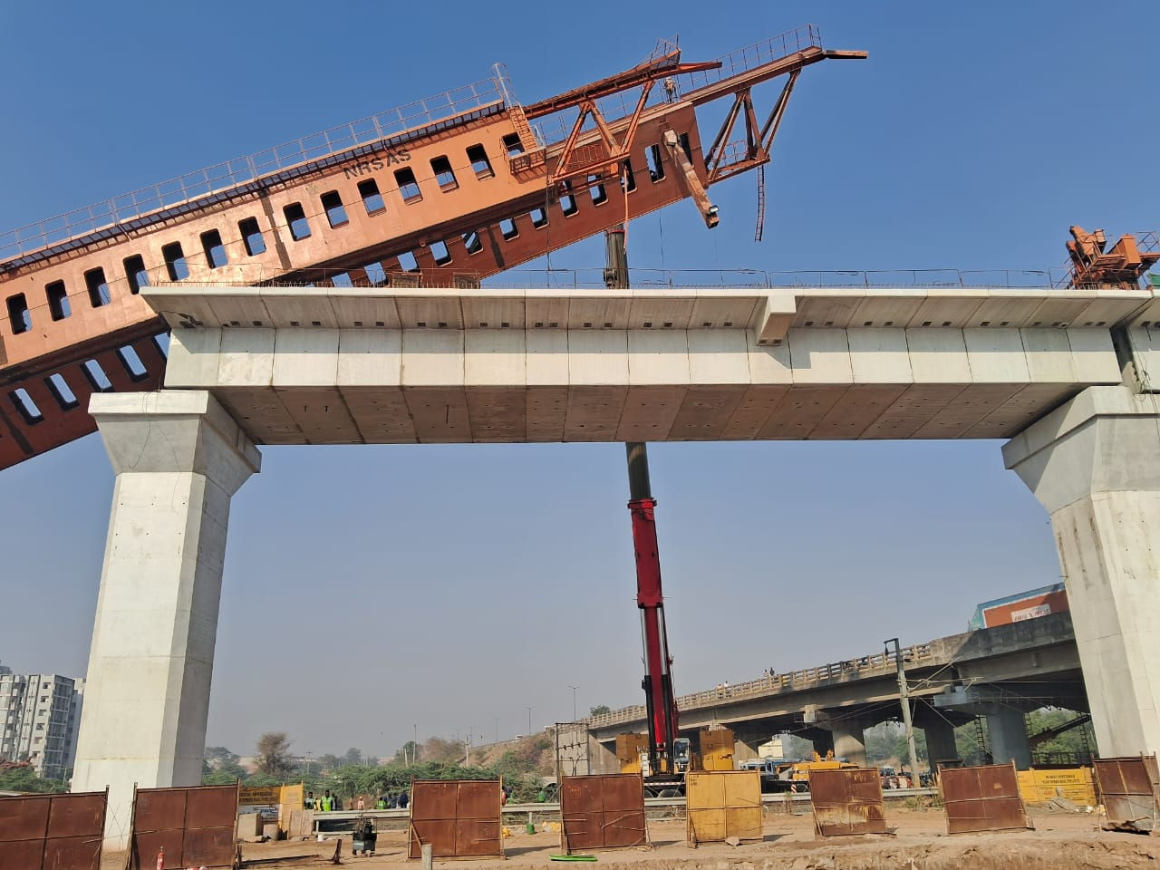 Ahmedabad-Mumbai bullet train: Slab-launching crane collapses near Vatva, train operations affected