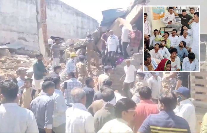 ડીસા બ્લાસ્ટ કેસ: કોંગ્રેસે સરકાર પર લાગવ્યા ગંભીર આક્ષેપ, ન્યાયની માગ સાથે હોસ્પિટલ બહાર ઉતર્યા ધરણા પર 1 - image