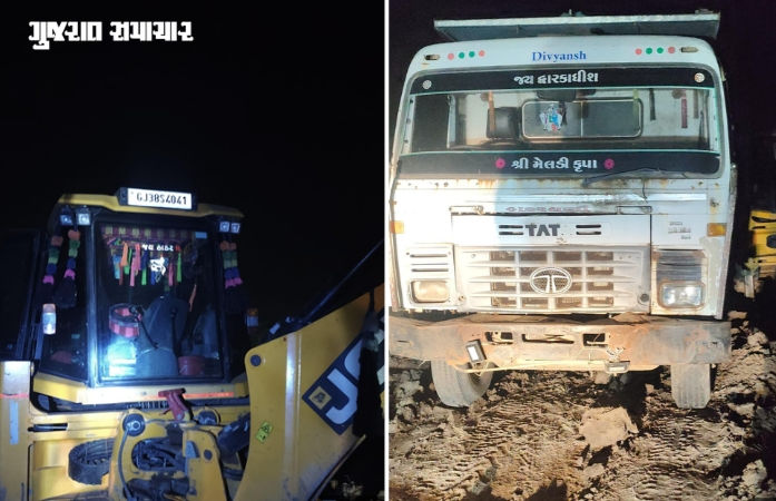 અમદાવાદ: બાવળામાં ભૂમાફિયાઓ પર ખાણ ખનિજ વિભાગના દરોડા, રૂ.1.40 કરોડનો મુદ્દામાલ જપ્ત 1 - image