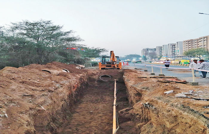 નડિયાદમાં કેનાલથી ડી-માર્ટ અને પીજ રોડથી પીપલગ રોડ સુધીની કામગીરી વેગીલી બની 1 - image