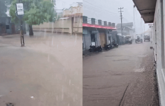 સૌરાષ્ટ્રમાં ગાજવીજ સાથે વરસાદ: ગોંડલ, અમરેલીમાં મેઘરાજાની પધરામણી, રાજકોટમાં વીજળી ગુલ 3 - image