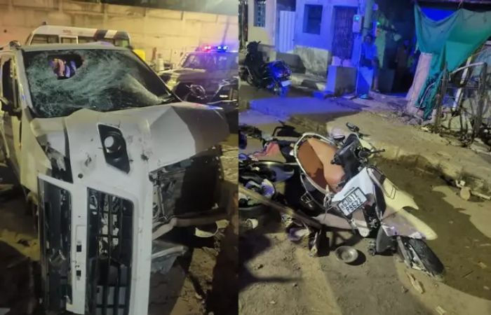 Policeman involved in reckless driving leaves three injured in Ahmedabad